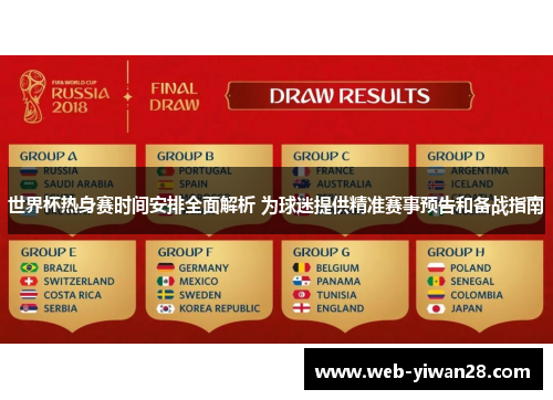 世界杯热身赛时间安排全面解析 为球迷提供精准赛事预告和备战指南
